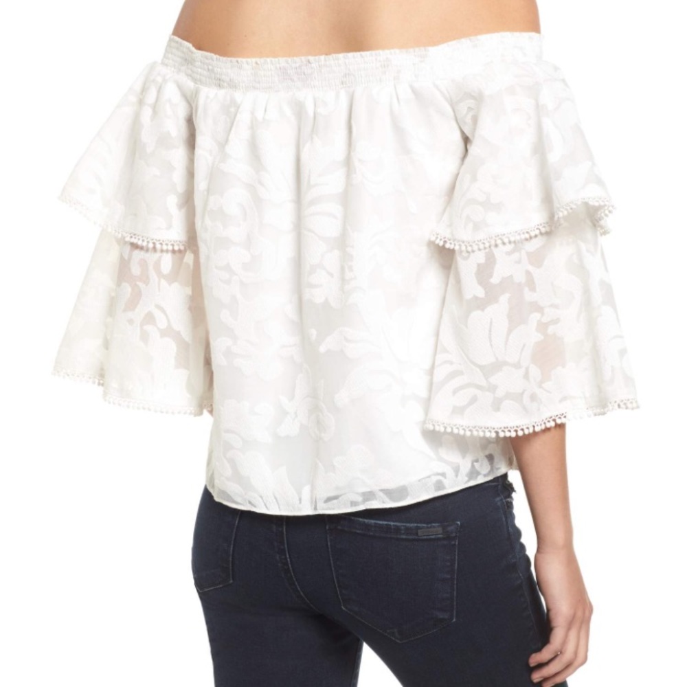 White Devlin blouse - Picture 2 of 4